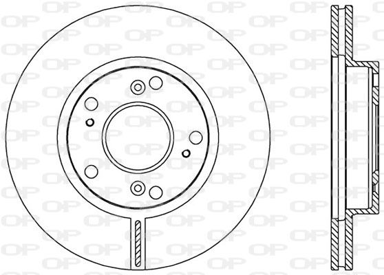 OPEN PARTS Jarrulevy BDA2554.20